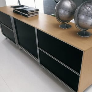 Dedalo Sliding Doors Storage System