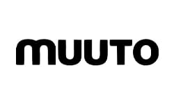 Λιτή κεφαλίδα με το λογότυπο Muuto σε λευκό.