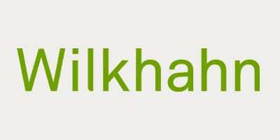 Λογότυπο Wilkhahn με πράσινα γράμματα.