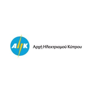 Λογότυπο της ΑΗΚ. Η ΑΗΚ (Αρχή Ηλεκτρισμού Κύπρου) είναι ένας από τους πελάτες μας.