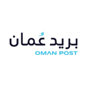 Λογότυπο της Oman Post. Πελάτης της εταιρείας μας.