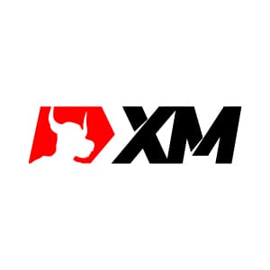 Λογότυπο της XM: εταιρική ταυτότητα με εικονίδιο ταύρου, ενός από τους πελάτες μας.