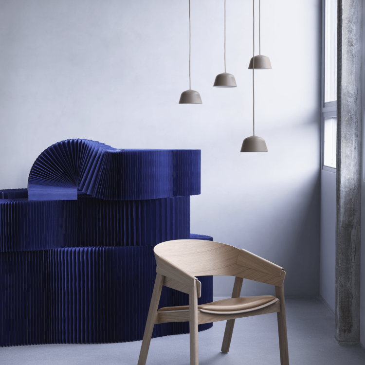 Cover Lounge Chair by Muuto in a styled interior