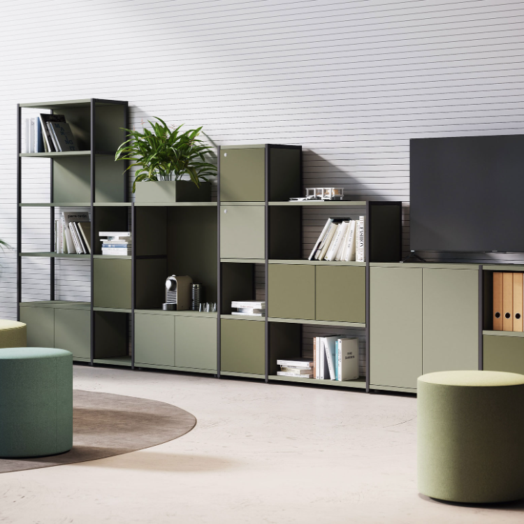 Cubo Bookcase by LAS Mobili.