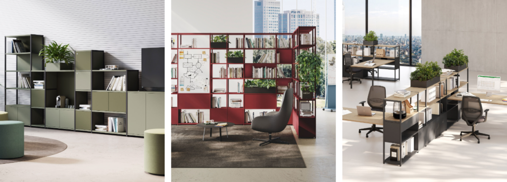 Cubo Bookcase by LAS Mobili, details.