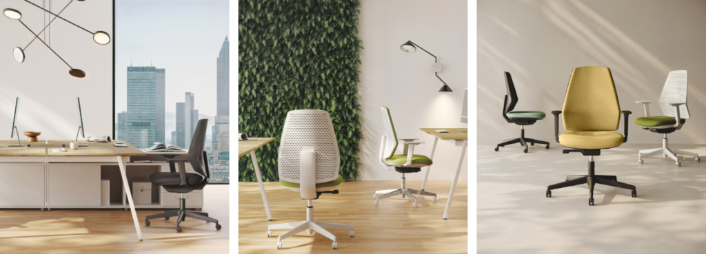 Dolly Task Chair by LAS Mobili, details.