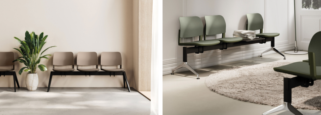 F06 Bench by LAS Mobili, details.
