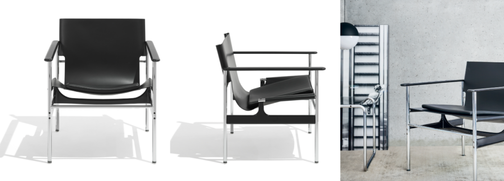 Pollock Arm Chair by Knoll, details.