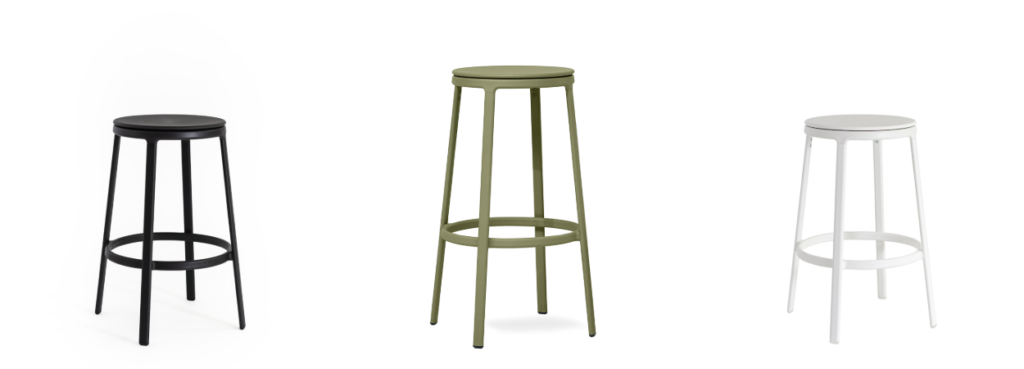 Round&amp;Round Stool by Infiniti, details.