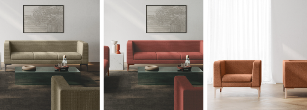 Set 22 Sofa της LAS Mobili, λεπτομέρειες.