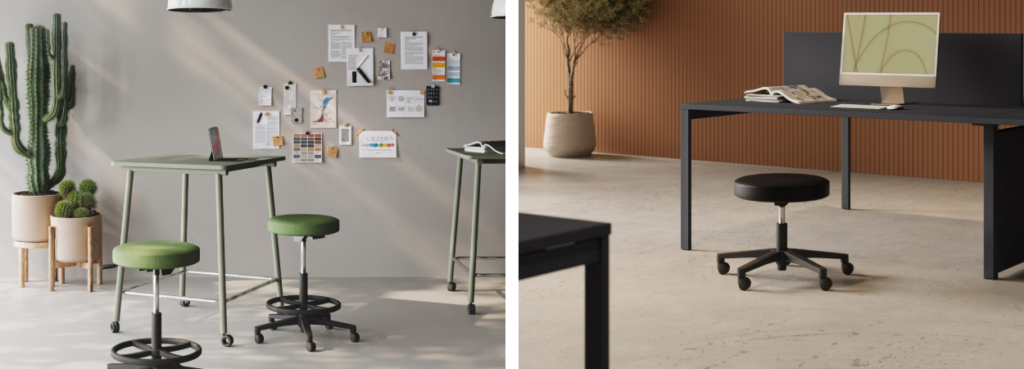 Sipario Stool by LAS Mobili, details.