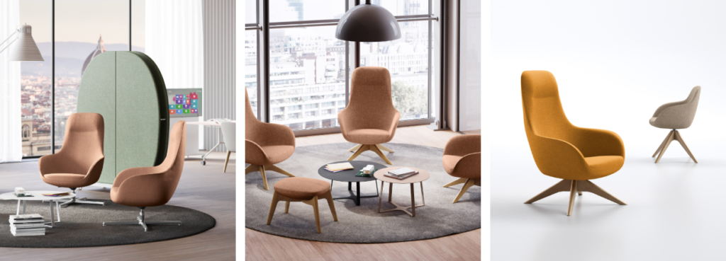 Truka Lounge Chair της LAS Mobili, λεπτομέρειες.