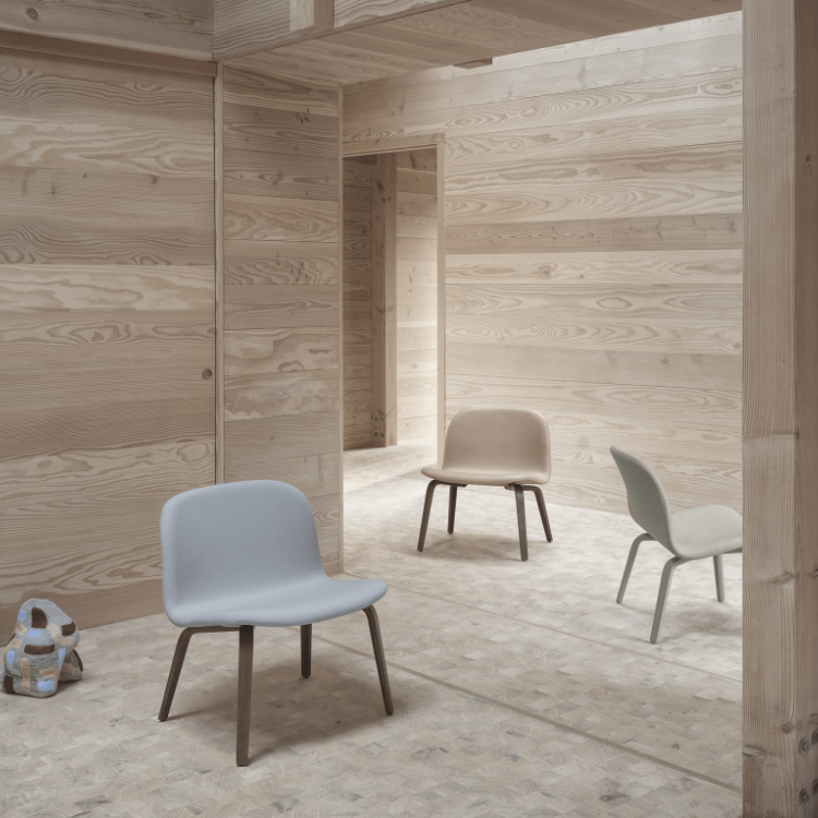 Visu Lounge Chair by Muuto in a styled interior
