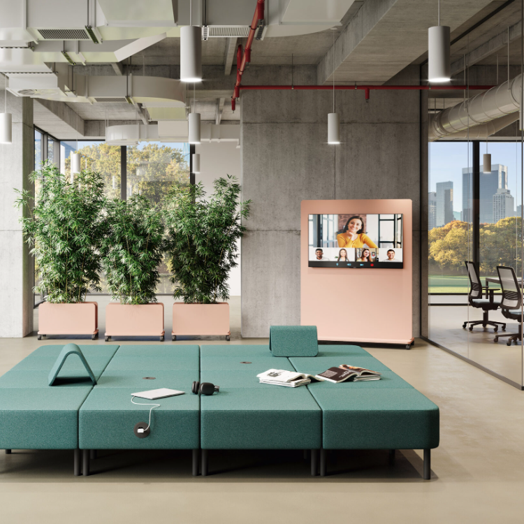 Las Mobili Workland Seating Island