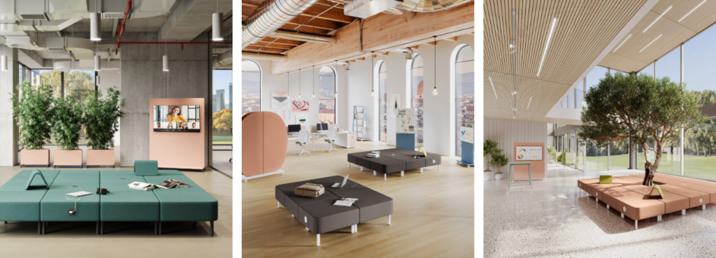 Workland Seating Island της LAS Mobili, λεπτομέρειες.