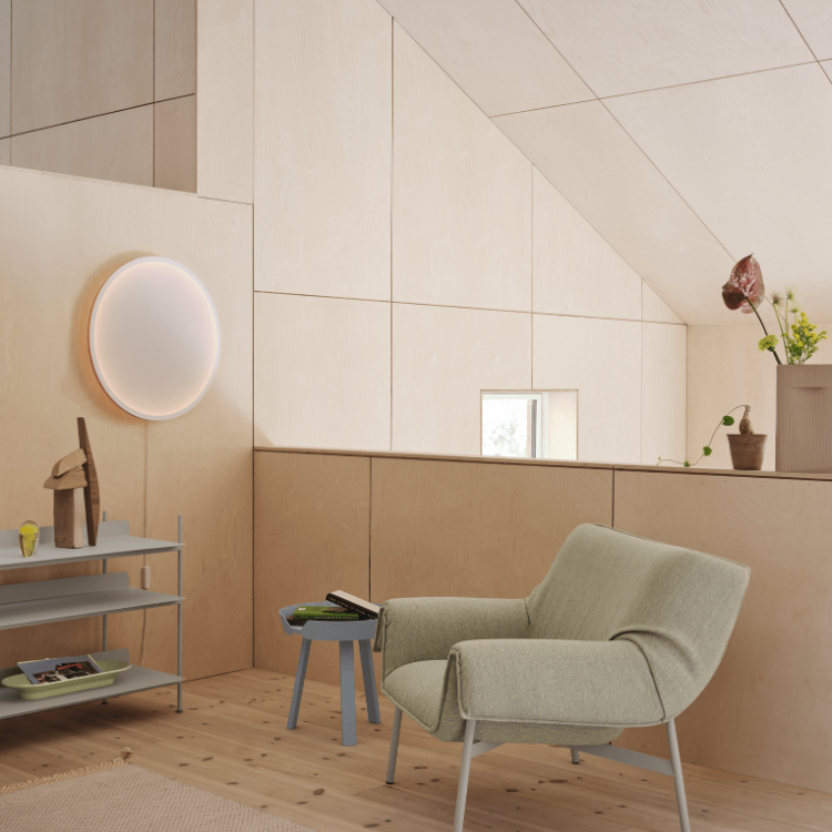 Wrap Lounge Chair by Muuto in a styled interior
