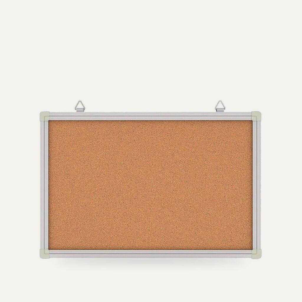 Aluminium-Frame Cork &amp; Fabric Pinboards