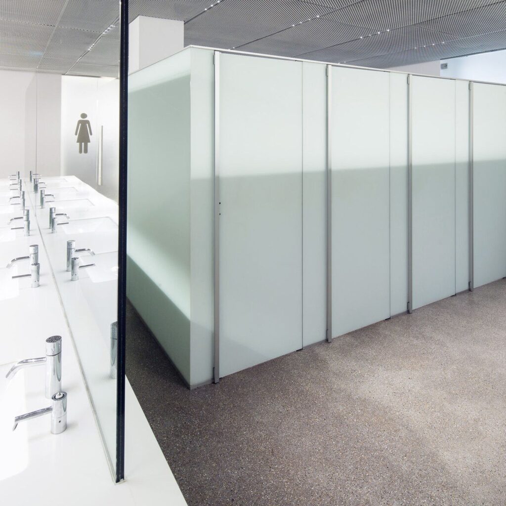 Cabinmart Glass Toilet Cubicles