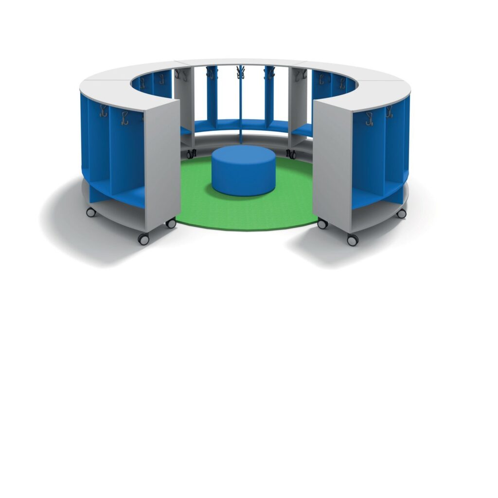 Circoletto Curved Cloakroom