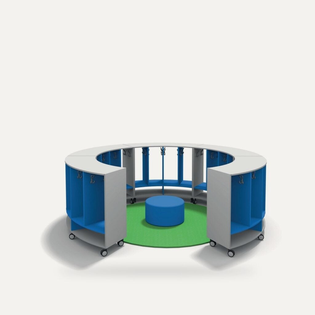 Circoletto Curved Cloakroom