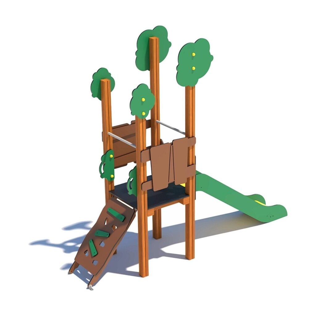 Forest Play Tower with Slide