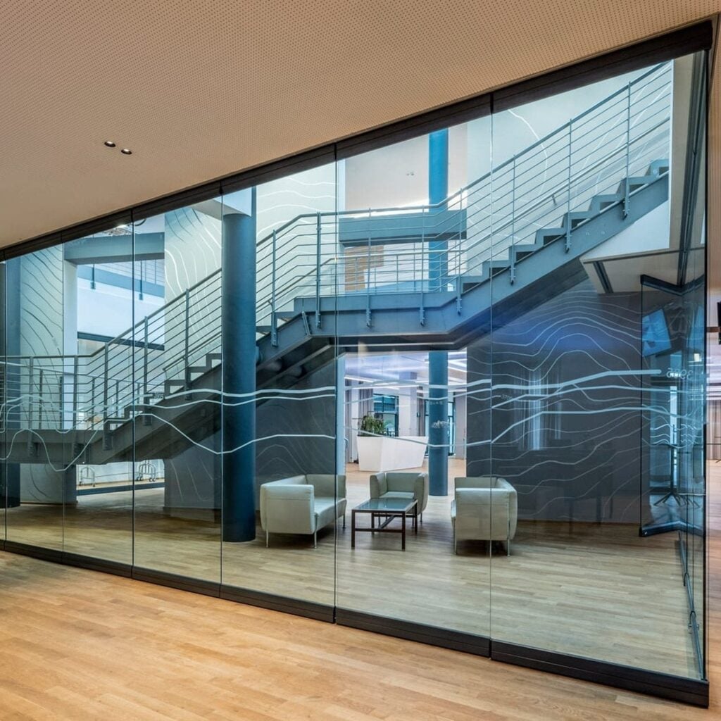 Kristal Sliding Glass Partition