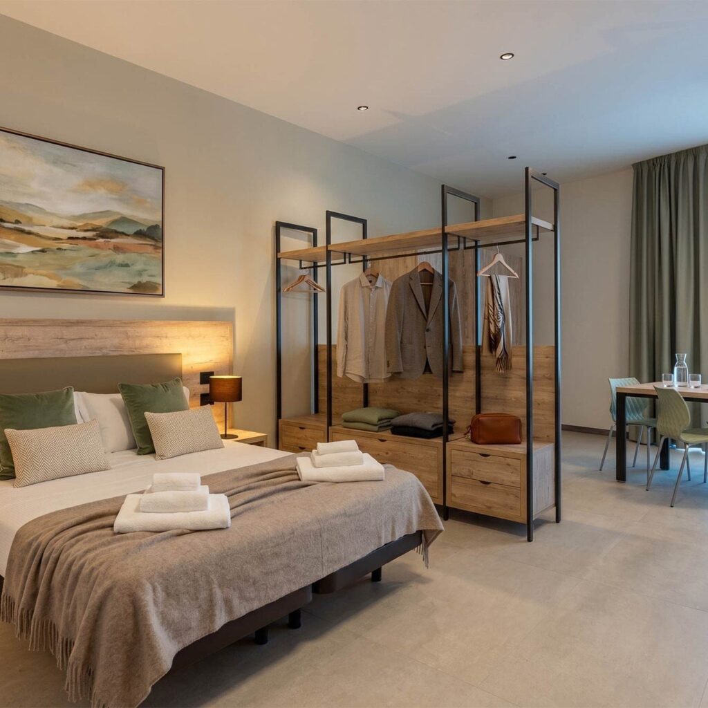 Open Hotel Wardrobes with Metal Frame