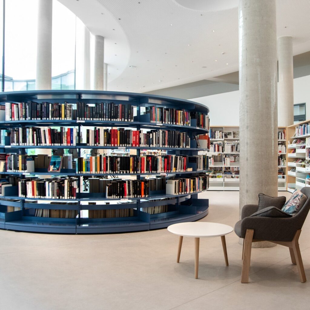 Round Library Shelving