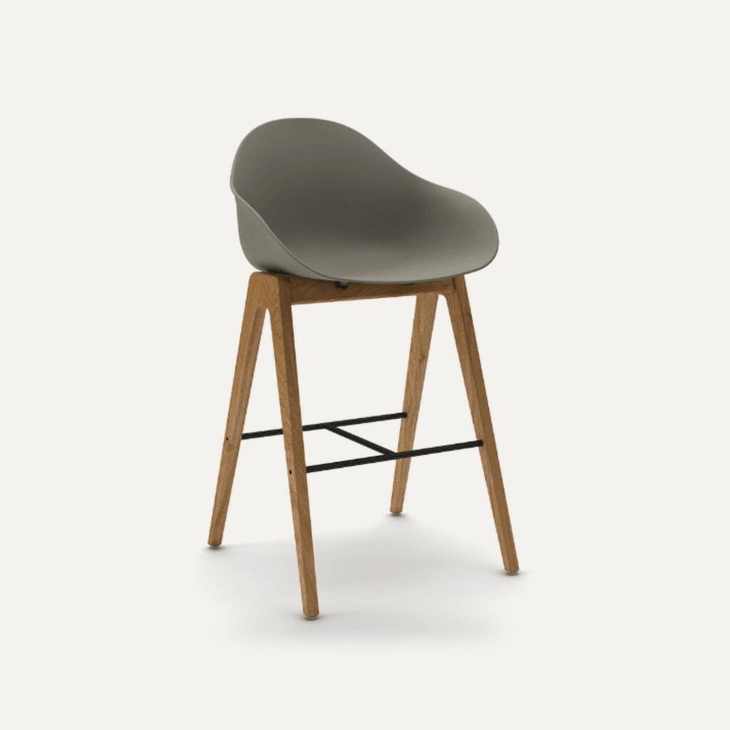 Ruby Wood Stool